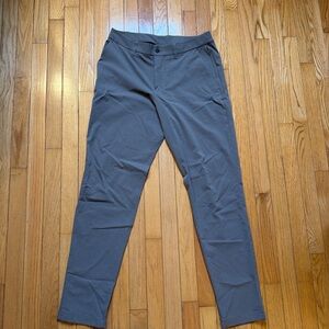lululemon Commission Pant Slim Men’s 32 Gray Warpstreme Stretch